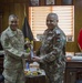 Lt. Gen. Michael Garrett presents Jordan Armed Forces general officer with gift