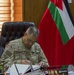 Lt. Gen. Michael Garrett signs Jordan Armed Forces distinguished visitor book
