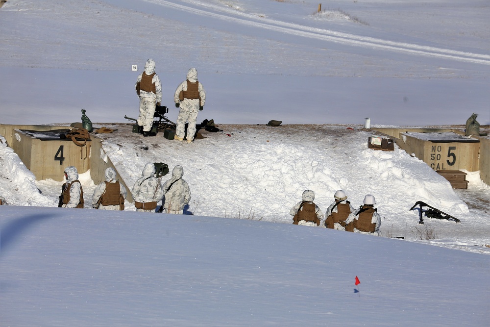 Ullr Shield 2018: Marines complete winter training with M2 .50-caliber machine gun at Fort McCoy