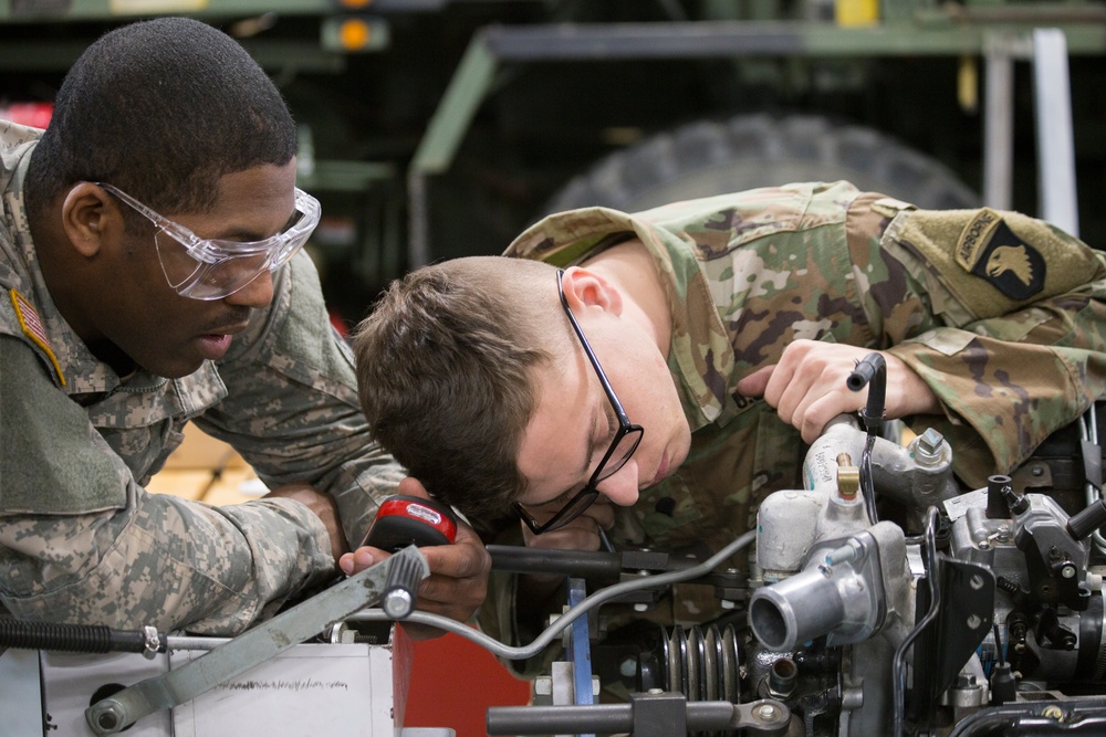 Creating opportunities at wheeled vehicle mechanic school