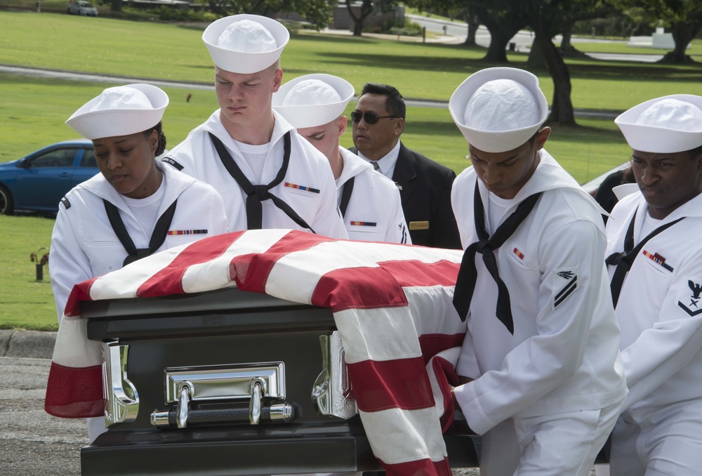 U.S. Navy Reserve CWT Paul Wright Funeral