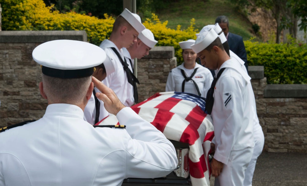U.S. Navy Reserve CWT Paul Wright Funeral