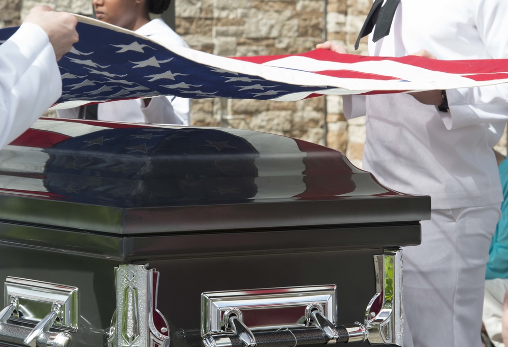 U.S. Navy Reserve CWT Paul Wright Funeral