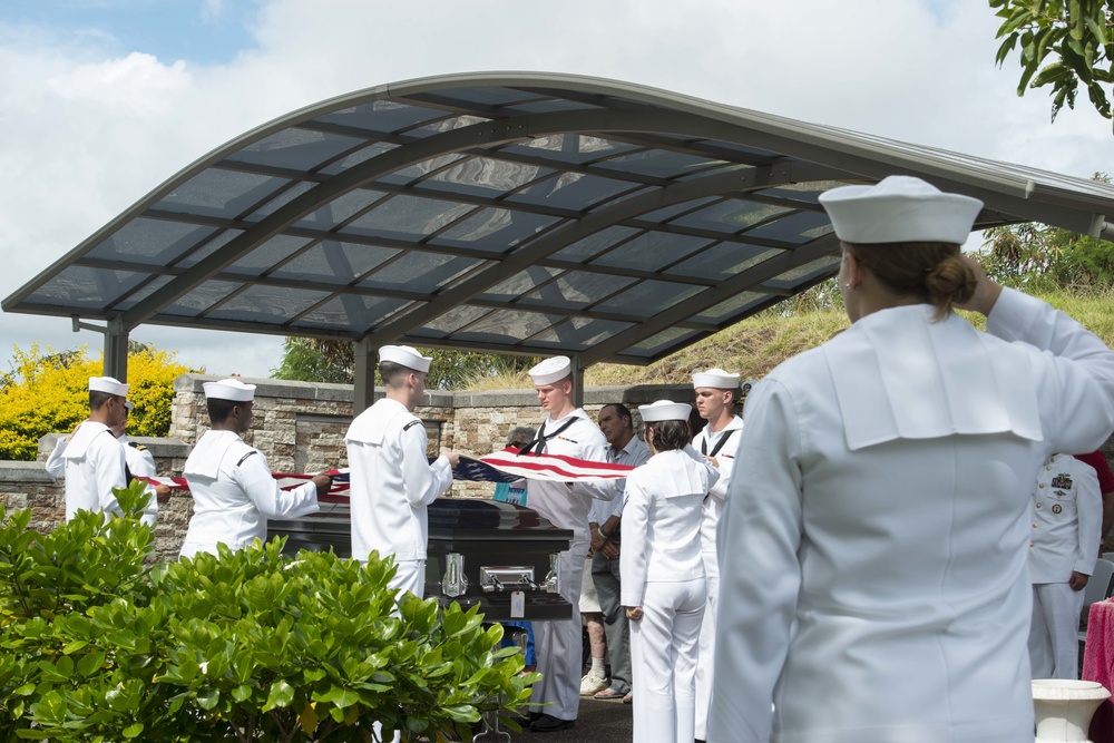 U.S. Navy Reserve CWT Paul Wright Funeral