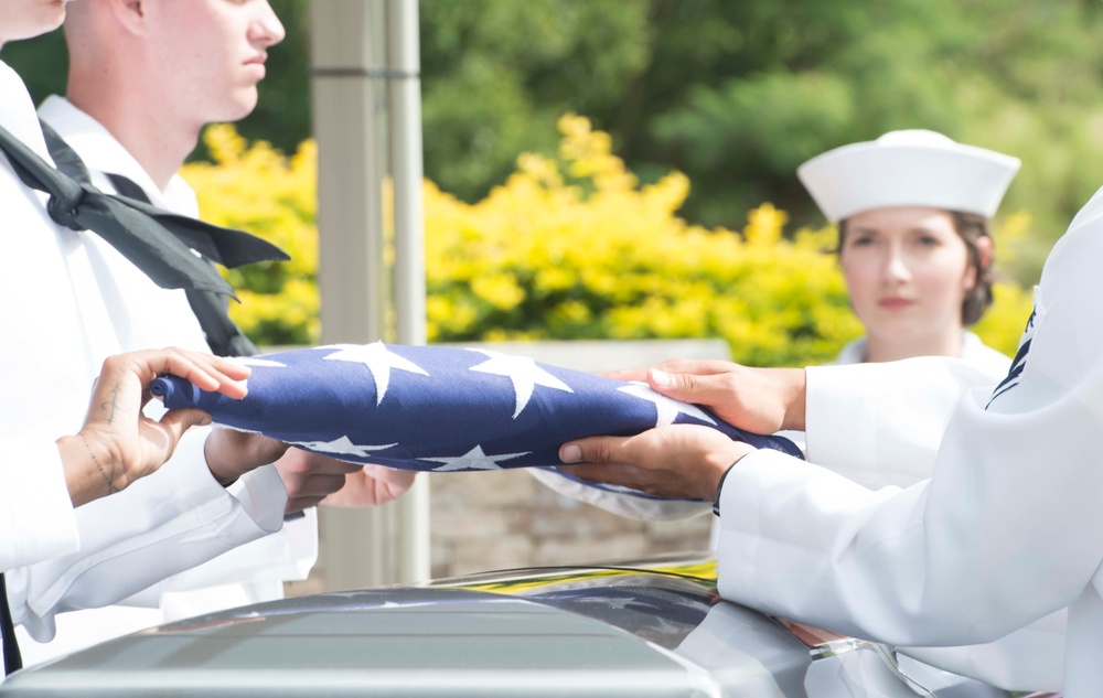 U.S. Navy Reserve CWT Paul Wright Funeral