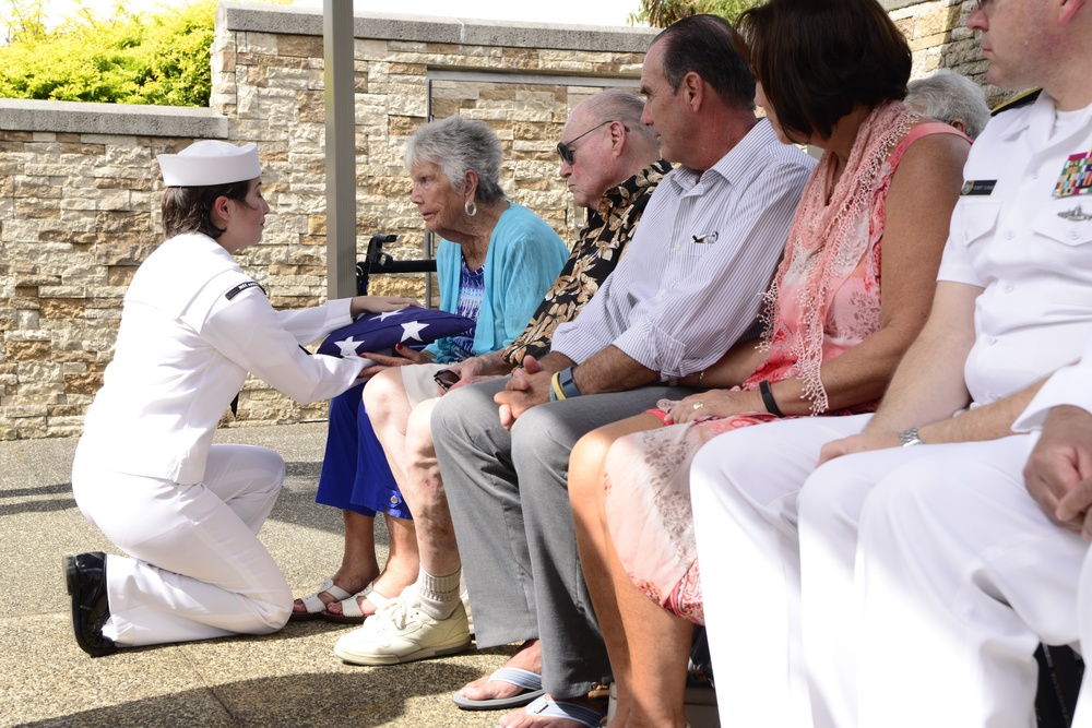 Funeral of U.S. Navy Reserve CWT Paul Wright