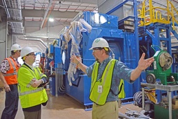 Army leaders tour Schofield Generating Station
