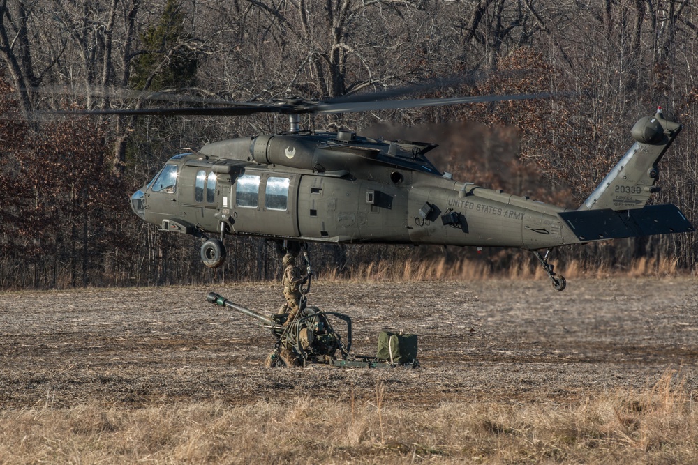 Artillery air assault