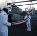 Manning the rails aboard USS San Diego (LPD 22)