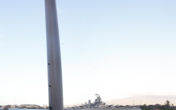 Manning the rails aboard USS San Diego (LPD 22)