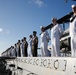 Manning the rails aboard USS San Diego (LPD 22)