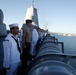 Manning the rails aboard USS San Diego (LPD 22)