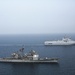 USS Monterey and LHD Tonnerre patrol U.S. 5TH FLEET AOR