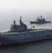 USS Monterey and LHD Tonnerre patrol U.S. 5TH FLEET AOR