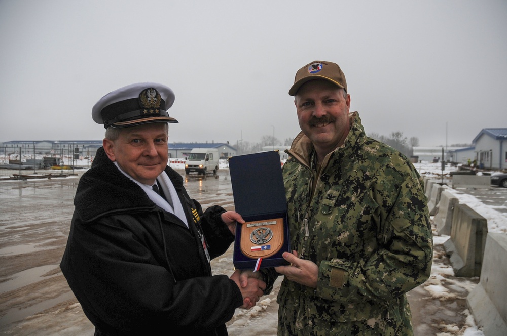 Polish Military Tour at Naval Support Facility Redzikowo