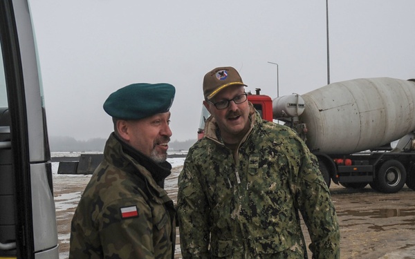 Polish Military Tour at Naval Support Facility Redzikowo