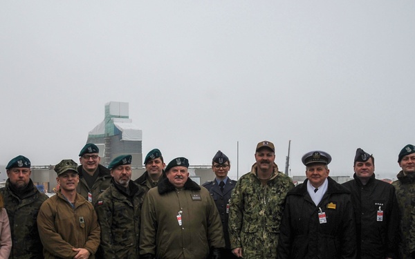 Polish Military Tour at Naval Support Facility Redzikowo