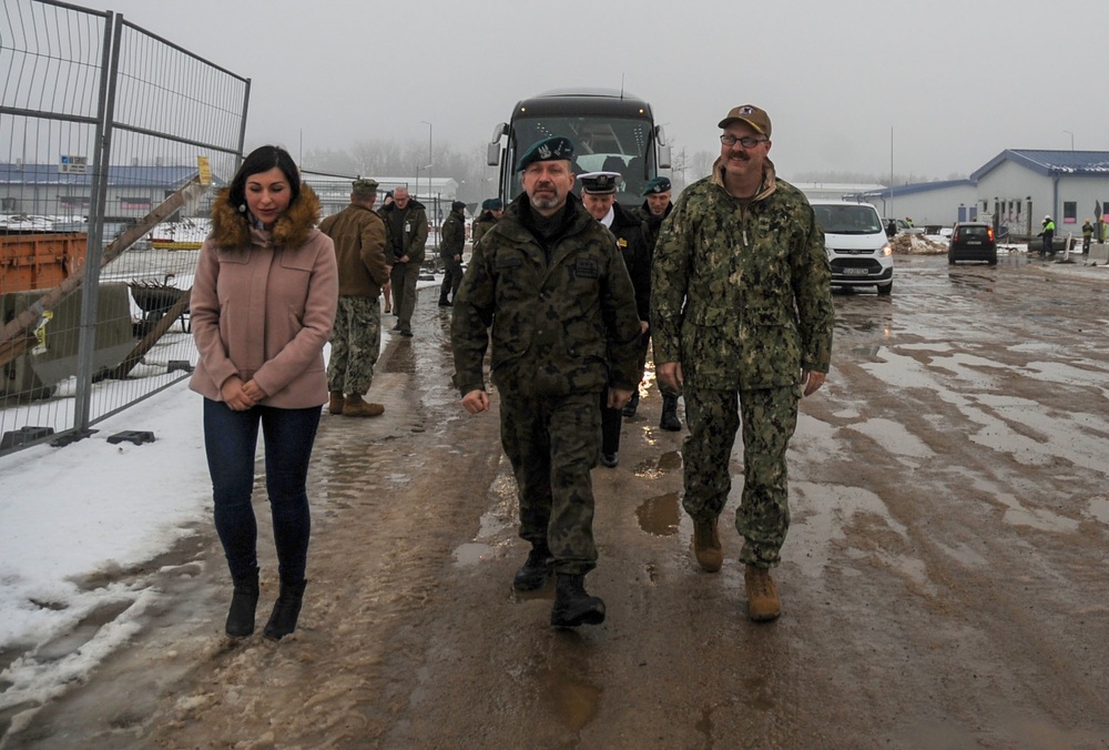 Polish Military Tour at Naval Support Facility Redzikowo