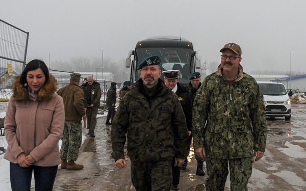 Polish Military Tour at Naval Support Facility Redzikowo