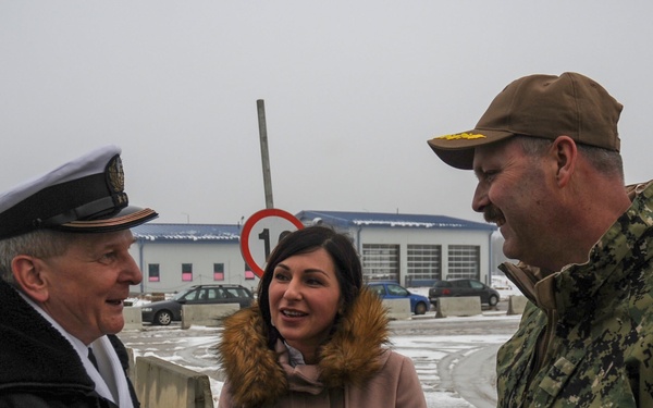 Polish Military Tour at Naval Support Facility Redzikowo