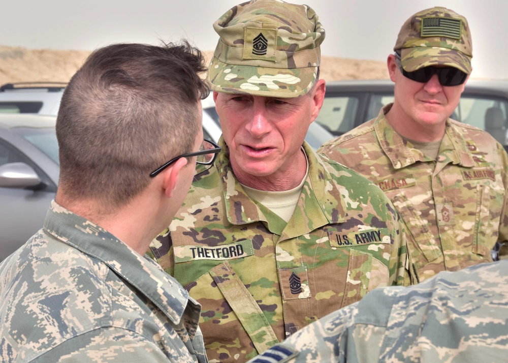 DVIDS - News - CENTCOMs senior enlisted leader visits the “Rock”