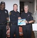 San Antonio Police Department presents certificate of appreciation to 502nd Security Forces Squadron
