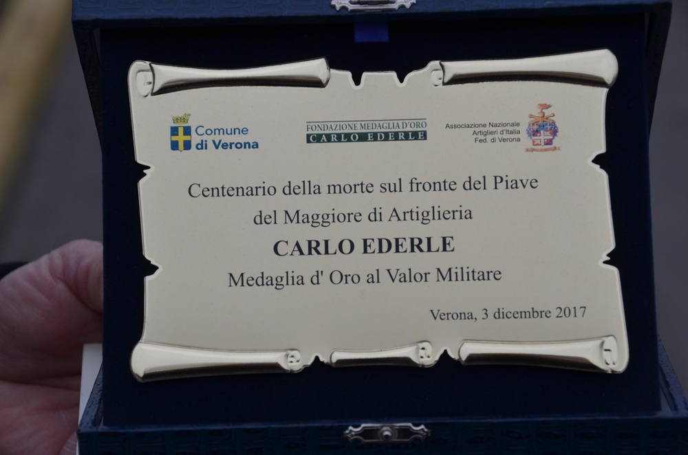Installation pays tribute to WWI Italian namesake