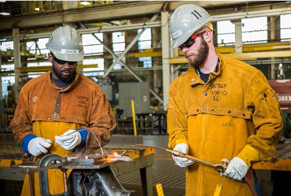 Turning metal, shaping steel