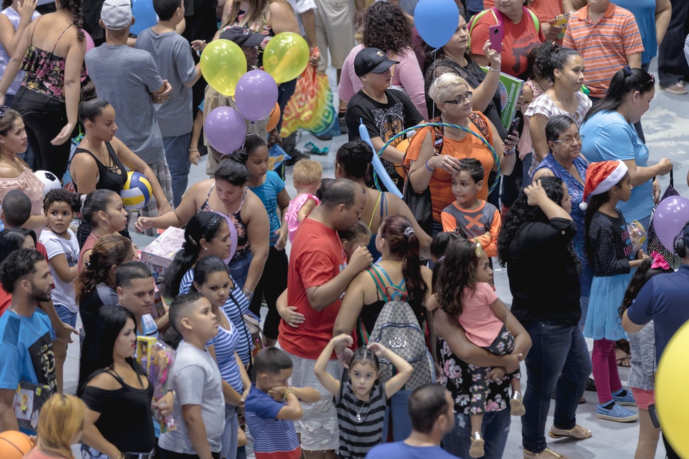 Families Gathered for the Grand Three King's Celebration