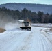 Range road snow removal at Fort McCoy