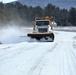 Range road snow removal at Fort McCoy