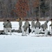 Cold-Weather Operations Course Class 18-02 students build Arctic tents during training at Fort McCoy