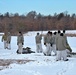 Cold-Weather Operations Course Class 18-02 students build Arctic tents during training at Fort McCoy