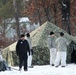 Cold-Weather Operations Course Class 18-02 students build Arctic tents during training at Fort McCoy