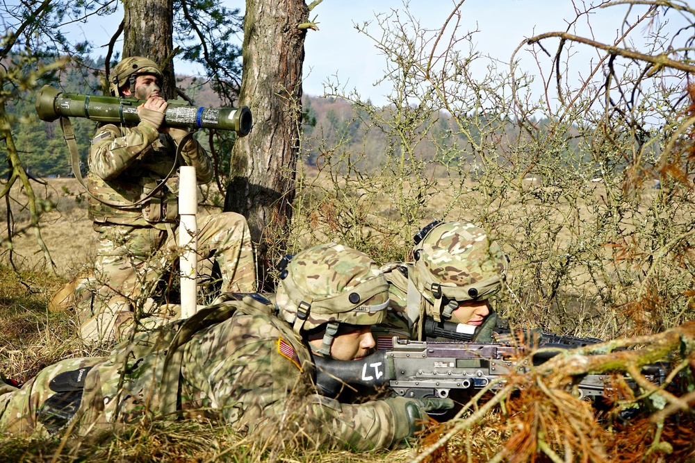 1ACB Soldiers defend tactical training area