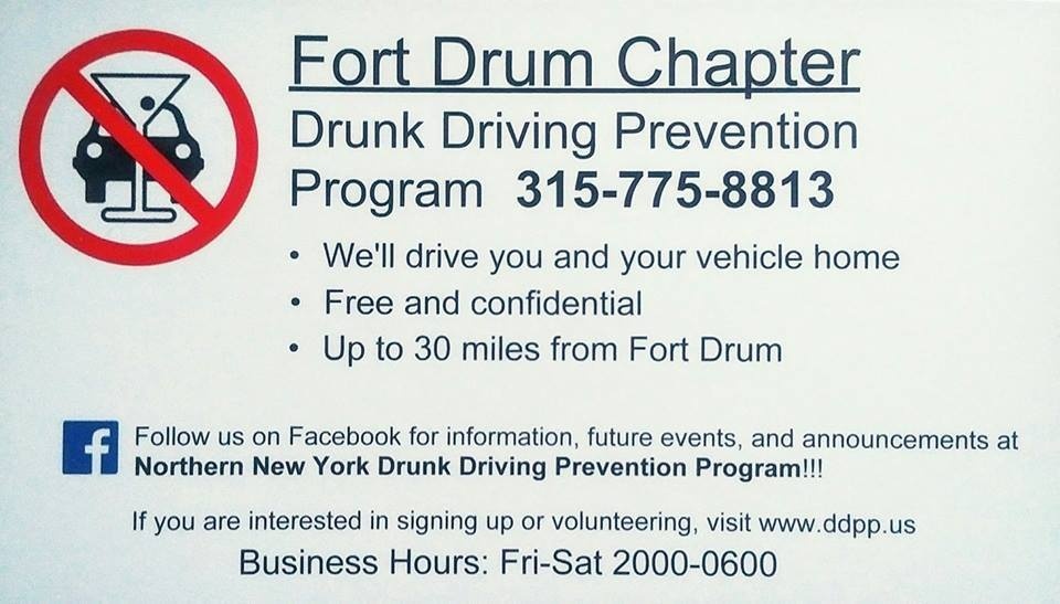 Fort Drum's Drunk Driving Prevention Program strives to keep Soldiers safe