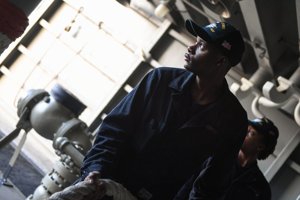 Stennis departs San Diego