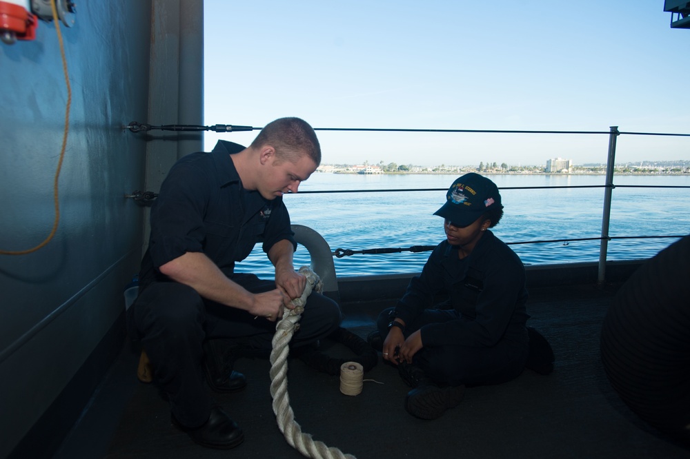 Sailor teaches