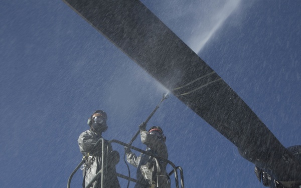 3rd MAW increases CBRN readiness in aircraft decontamination