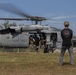 Force Recon fast ropes in Guam