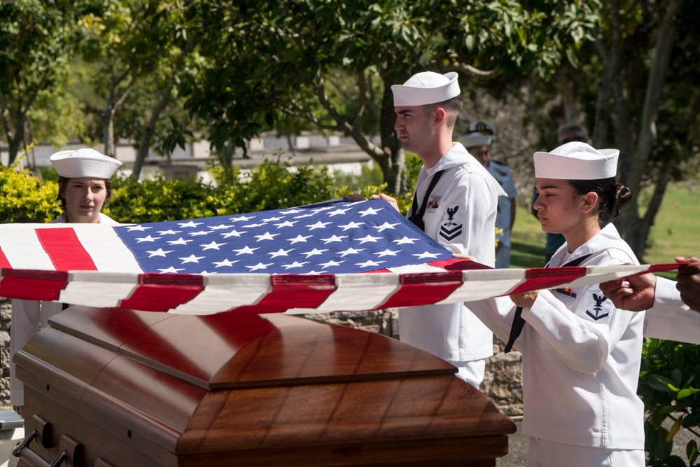 Funeral of U.S. Navy S1c John Savidge