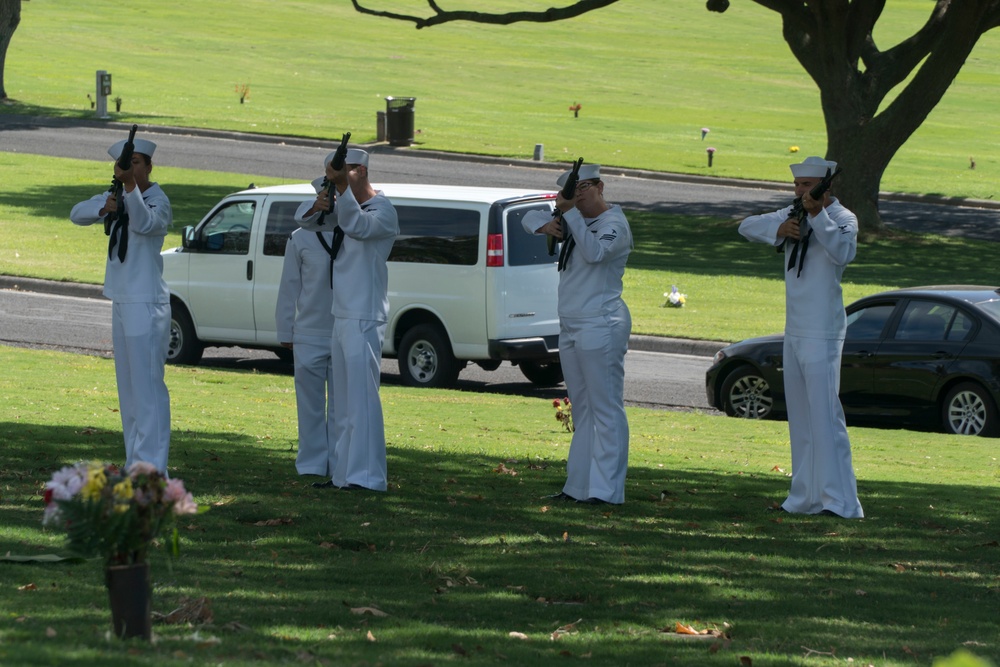 Funeral of U.S. Navy S1c John Savidge