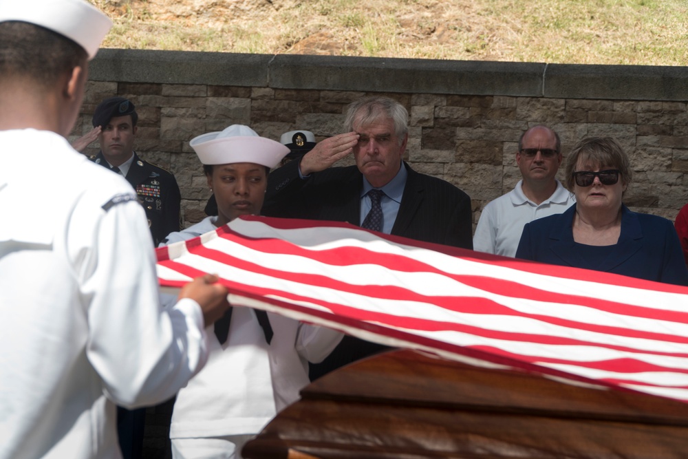 Funeral of U.S. Navy S1c John Savidge