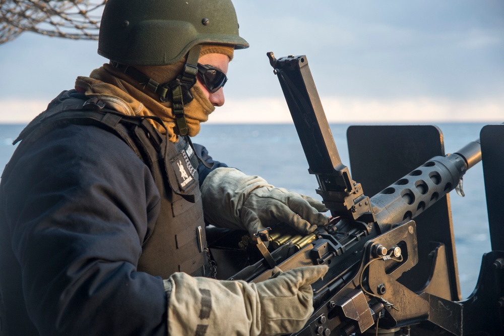 Sea and Anchor Detail aboard USS Bonhomme Richard (LHD 6)