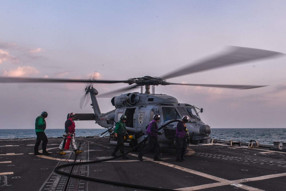 USS Halsey deployment