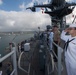 USS Pearl Harbor departs Pearl Harbor