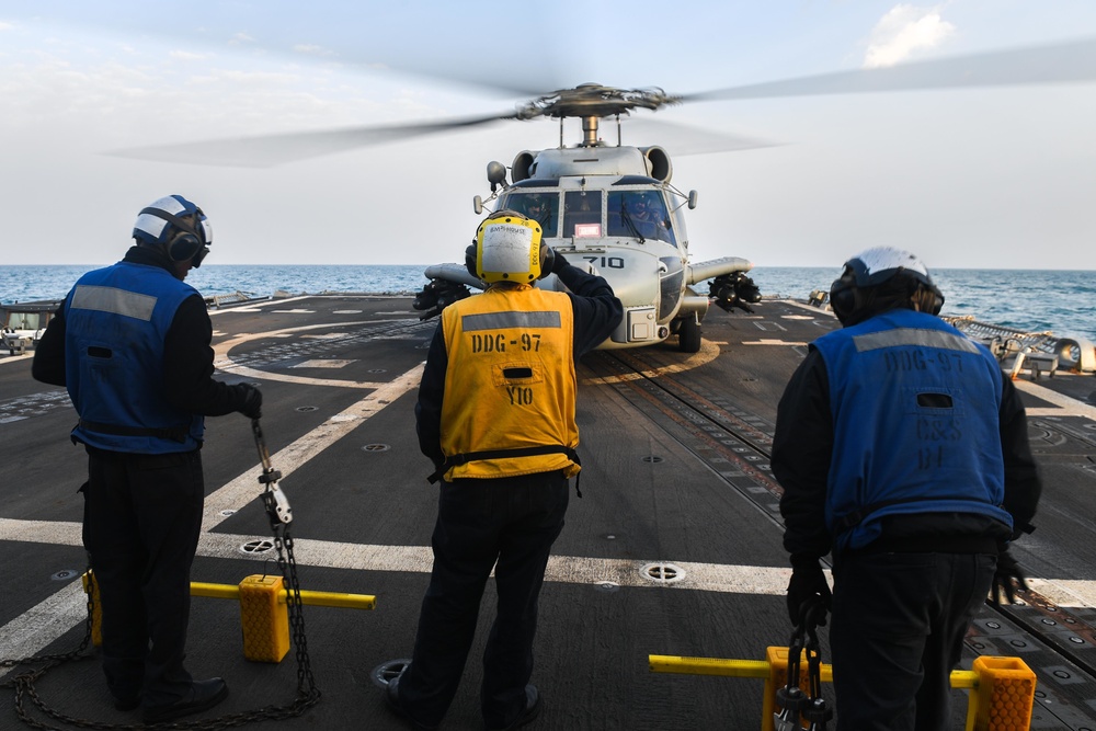 USS Halsey deployment