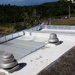 Completed temporary roof