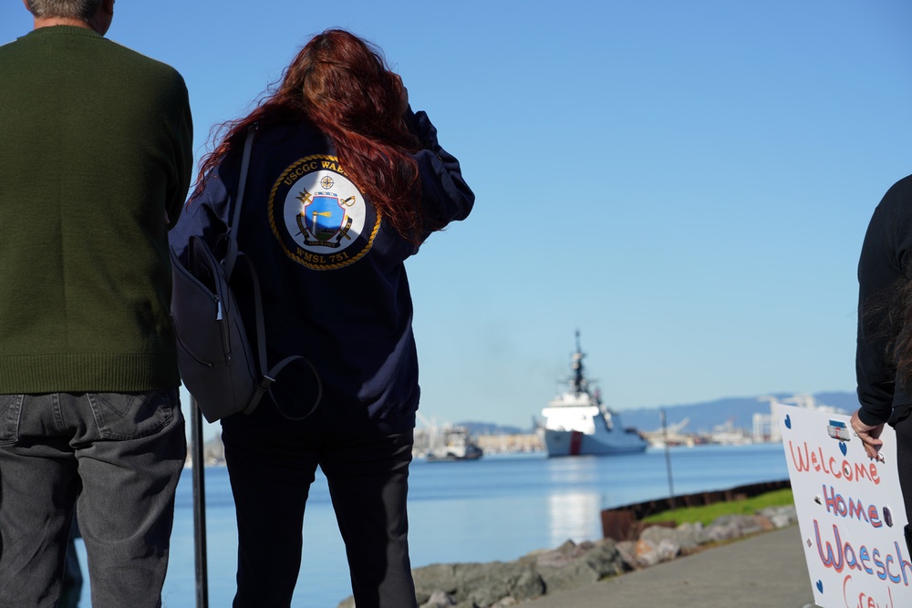 Coast Guard Cutter Stratton returns to homeport