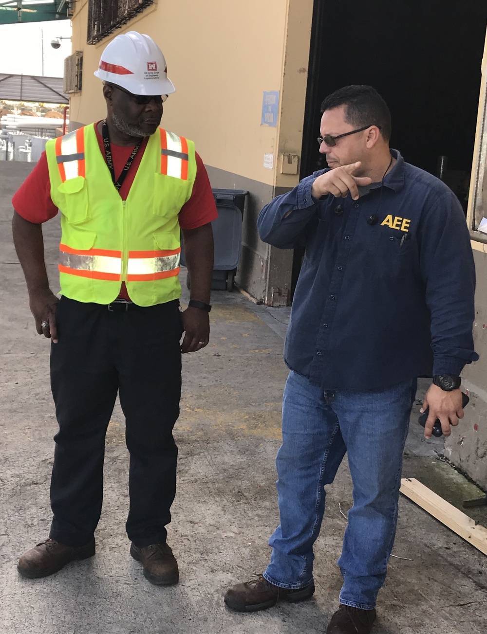 USACE and PREPA managers